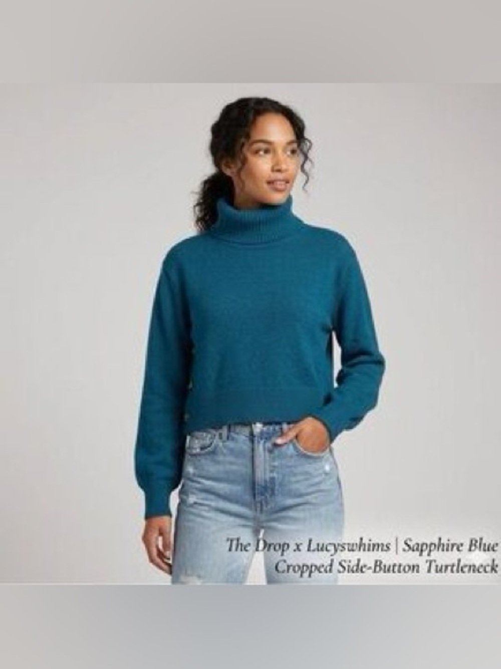 J crew womens hunter green mockneck sweater in supersoft yarn